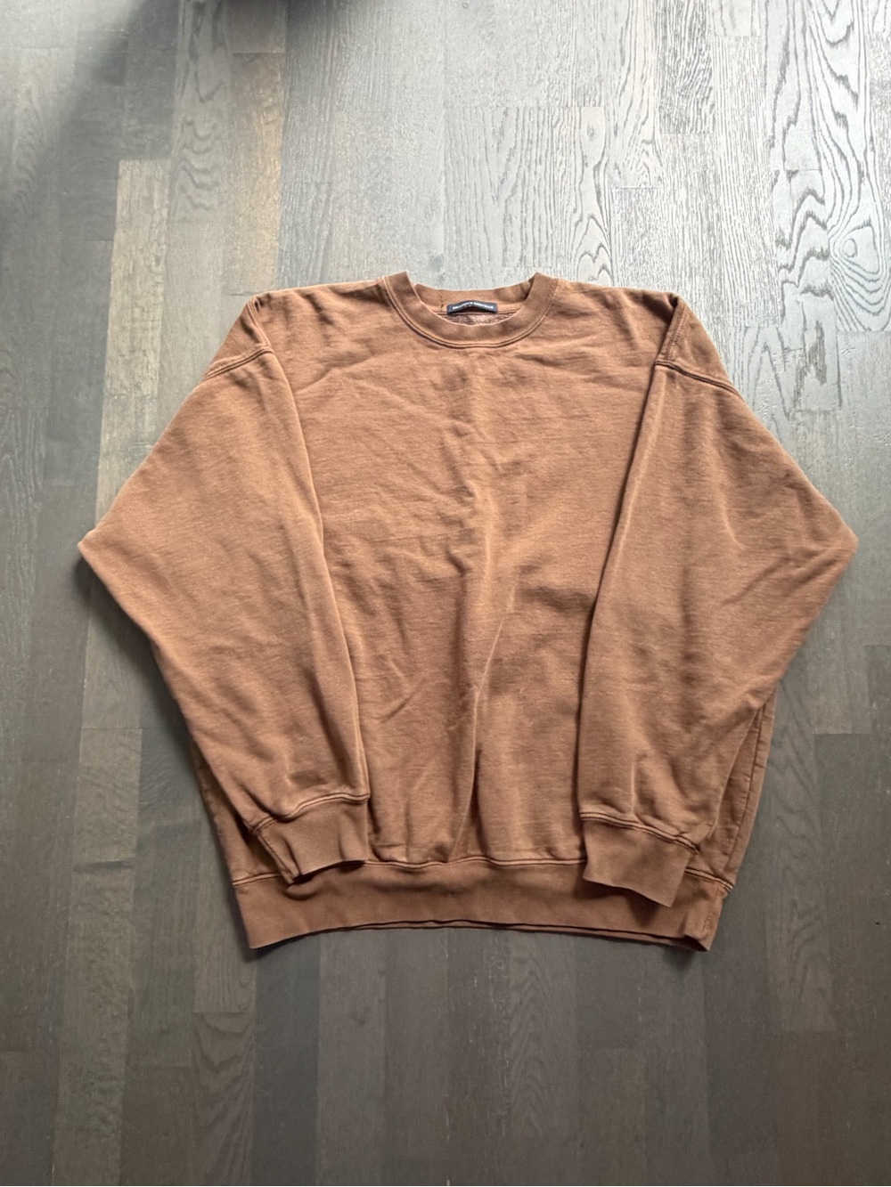 Brandy Melville John Galt oversized chocolate brown Erica sweatshirt crewneck